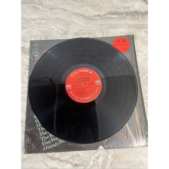 Johnny Cash Greatest Hits Volume 1 Original Vinyl LP Columbia - Picture 4 of 4